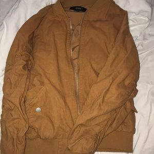Burnt orange Forever 21 bomber jacket